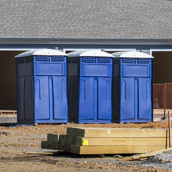 are there any restrictions on what items can be disposed of in the porta potties in Chapman